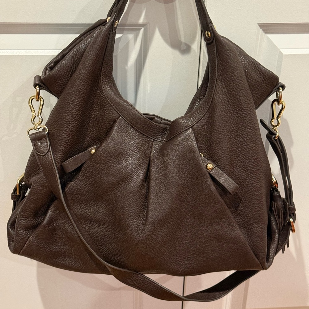 Vince Camuto Dark Brown Shoulder Bag